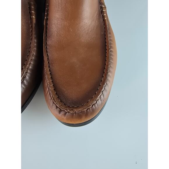 Johnston Murphy Hawkins Mens Loafer 11.5 M Brown Sheepskin Leather Shoes 20-4470 main image 7